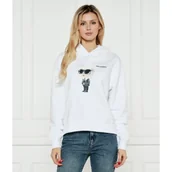 Bluzy damskie - Karl Lagerfeld Bluza IKON AQUARELLE | Regular Fit - miniaturka - grafika 1