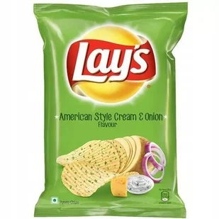 Chipsy ziemniaczane cebulka American Style Cream & Onion Lay's 40g - Chipsy - miniaturka - grafika 1