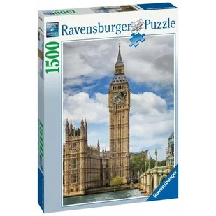 Ravensburger Puzzle 1500 elementów Big Ben z Kotem 4005556160099 - Puzzle - miniaturka - grafika 1