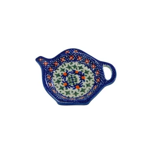 Ceramiczna podstawka na herbatę Ceramika Bolesławiec - Świeczniki - miniaturka - grafika 1