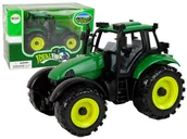 Samochody i pojazdy dla dzieci - Traktor Ideal Farm Zielony Otwierana Maska Import LEANToys - miniaturka - grafika 1