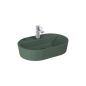 Umywalki - ELITA BABETTE 62 UMYWALKA CERAM FOREST GREEN MATT 146043 - miniaturka - grafika 1