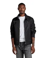 Kurtki męskie - G-STAR RAW Męska kurtka Harrington, czarna (dk Black C143-6484), L, Czarny (Dk Black C143-6484), L - miniaturka - grafika 1