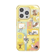 Etui i futerały do telefonów - PopSockets Etui do iPhone'a 14 Pro Max z MagSafe, etui na telefon iPhone 14 Pro Max, uchwyt sprzedawany oddzielnie, kompatybilne z bezprzewodowym ładowaniem - Tom & Jerry Chase - miniaturka - grafika 1