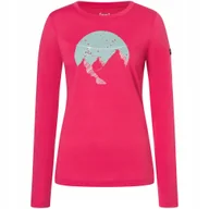 Koszulki i topy damskie - Koszulka damska longsleeve Super.natural W Gondola Ls różowa r. XL - miniaturka - grafika 1