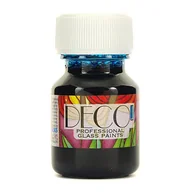 Farby i media malarskie - Witrażowa farba do szkła Deco, błękitna, 30 ml - miniaturka - grafika 1
