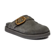 Klapki i japonki damskie - Kurt Geiger Mule MAYFAIR | zamsz - miniaturka - grafika 1