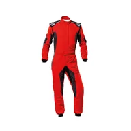 Odzież do sportów motorowych - Kombinezon wyścigowy OMP TECNICA HYBRID czerwony (FIA) - miniaturka - grafika 1