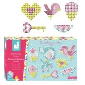 Zabawki kreatywne - Janod Zestaw Kreatywny Cudowne Kryształki Naklejki 7+, - miniaturka - grafika 1