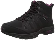 Buty trekkingowe damskie - Hi-Tec Raven Mid Wp damskie buty trekkingowe, Czarny Black Grape Wine 21, 40 EU - miniaturka - grafika 1