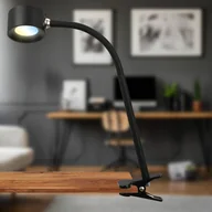 Lampy pozostałe - Briloner Lampa z klipsem do ładowania LED Tari, czarna, CCT, ściemniacz dotykowy, - miniaturka - grafika 1