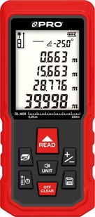 PRO Dalmierz laserowy DL-60X - 60m 3-01-06-L1-076 - Sprzęt geodezyjny - miniaturka - grafika 1