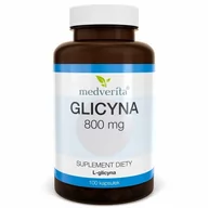 Witaminy i minerały - Medverita Glicyna 800 mg, Suplement diety, 100 kapsułek - miniaturka - grafika 1