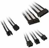 Modding - Kolink Core Adept Braided Cable Extension Kit - Black/White - miniaturka - grafika 1