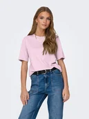 Koszulki i topy damskie - ONLY Koszulka w kolorze jasnoróżowym - miniaturka - grafika 1