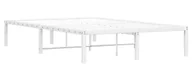 Łóżka - Białe industrialne łóżko metalowe 120x200 cm T2-G19 - miniaturka - grafika 1