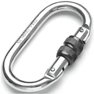 Sprzęt wspinaczkowy - Karabińczyk TIGUAR Oval Srebrny - miniaturka - grafika 1