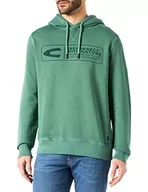 Bluzy męskie - camel active Bluza męska, zielony (Fir Green), XXL - miniaturka - grafika 1