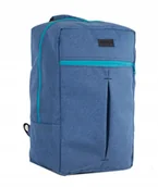 Akcesoria podróżnicze - Plecak podróżny 40x20x25 do samolotu lekki RYANAIR WIZZAIR bagaż podręczny - miniaturka - grafika 1