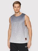 Koszulki sportowe męskie - Reebok Tank top Iverson Basketball HE9348 Szary Regular Fit - miniaturka - grafika 1