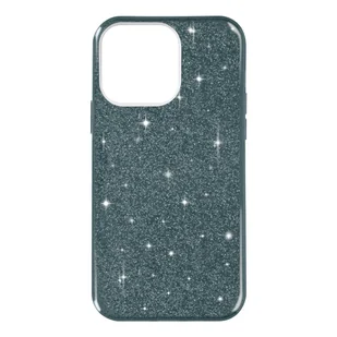 iPhone 14 Pro Glitter Etui Regulowane Silikonowe Półsztywne niebieskie - Etui i futerały do telefonów - miniaturka - grafika 1