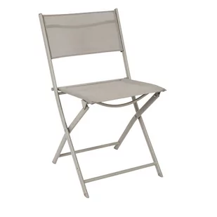 Krzesło Elba składane outdoor beżowe - Fotele i krzesła ogrodowe - miniaturka - grafika 1