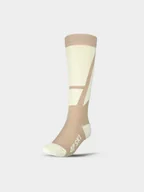 Skarpety termoaktywne - 4F Skarpety narciarskie damskie - beżowe 35-38 - miniaturka - grafika 1