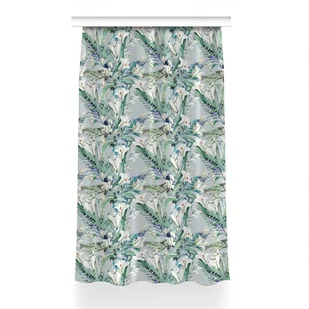 Zasłona przelotki do pokoju Krokusy wzór 150x230, Fabricsy - Zasłony - miniaturka - grafika 1