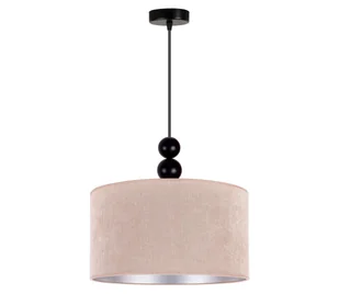 Duolla - Żyrandol na lince LYON 1xE27/15W/230V śr. 40 cm beżowy - Lampy sufitowe - miniaturka - grafika 1