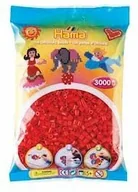 Prace ręczne dla dzieci - Hama 201-05 - czerwony - 3000 koralików midi - miniaturka - grafika 1