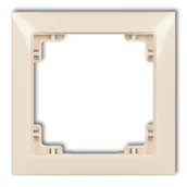 Klawisze i ramki - Karlik Ramka pojedyncza Deco Soft - beżowy - miniaturka - grafika 1