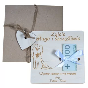 BON podarunkowy pamiątka Ślubu - Pasmanteria BON podarunkowy pamiątka Ślubu - Pasmanteria - miniaturka - grafika 1