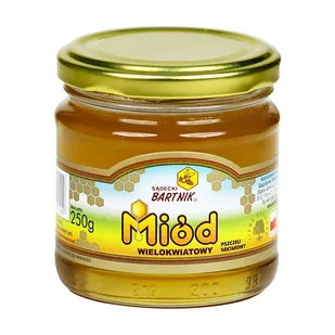 SĄDECKI BARTNIK MIÓD WIELOKWIATOWY 250G 0,25 SZT. - Miód - miniaturka - grafika 1