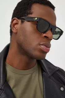 Okulary przeciwsłoneczne - Gucci okulary przeciwsłoneczne męskie kolor zielony - grafika 1