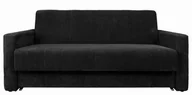 Sofy i kanapy - Sofa PREMIUM DOMO XXL Kanapa Amerykanka Czarna 4-osobowa Meble Zaha, funkcja spania i pojemnik - miniaturka - grafika 1