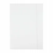 Teczki i skoroszyty - TECZKA D.RECT KARTONOWA Z GUMKĄ 300g BIAŁA 1szt. - miniaturka - grafika 1