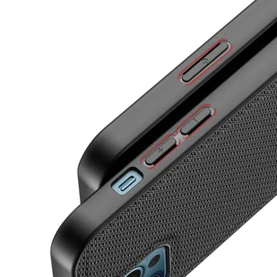 Dux Ducis Fino etui pokrowiec pokryty nylonowym materiałem iPhone 12 Pro Max czarny - Etui i futerały do telefonów - miniaturka - grafika 7