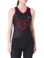 Koszulki i topy damskie - Nalini 02825601100C000.10 AIS Jasny 2.0 Damski Biustonosz tank top Czarny/Różowy XS, Czarny/Różowy, XS - miniaturka - grafika 1