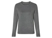 Swetry damskie - esmara® Sweter damski z delikatnej dzianiny (Szary, M(40/42)) - miniaturka - grafika 1