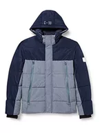 Kurtki męskie - Jack&JONES JCOFRIDAY męska kurtka puchowa typu marynarka, granatowa, M (DE) - miniaturka - grafika 1