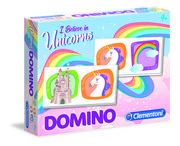 Gry planszowe - Clementoni Domino jednorożce - miniaturka - grafika 1