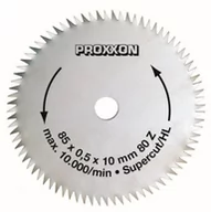 Tarcze do pił - Tarcza tnąca Proxxon do pilarki FKS/E, 80 zębów - miniaturka - grafika 1