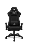 Fotele gamingowe - Fotel gamingowy IMBA DRUID materiałowy czarny - miniaturka - grafika 1