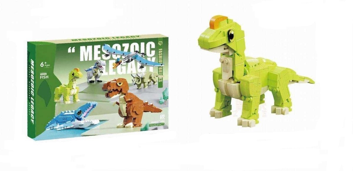 KLOCKI KONSTRUKCYJNE DINOZAUR BRAHIOZAUR 280 ELEMENTÓW ZESTAW DLA DZIECI 6+