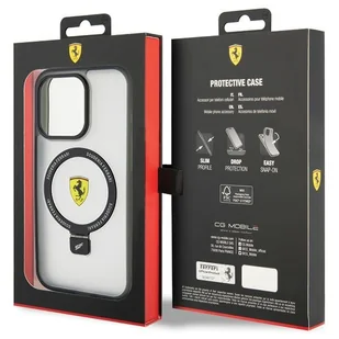 Ferrari FEHMP15LUSCAH iPhone 15 Pro 6.1" transparent hardcase Ring Stand 2023 Collection MagSafe - Etui i futerały do telefonów - miniaturka - grafika 8
