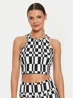 Koszulki i topy damskie - Converse Top W Wordmark Aop Tank Top 10026989-A01 Kolorowy Skinny Fit - miniaturka - grafika 1