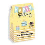 Kawa - Urodzinowa torebka z kawą CUP&YOU – upominek na urodziny z kawą aromatyzowaną smakową, 10x10 g - miniaturka - grafika 1