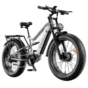 FENGQS H6PRO Electric Bike, 1000W*2 Motor, 52V 20Ah Battery, 26*4,0 inch Tires, 60km/h Max Speed, 140km Range, 7-speed - Rowery elektryczne - miniaturka - grafika 1