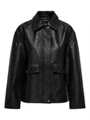 Płaszcze damskie - capispalla e giacche donna only 15350398 jasmin jkt black - ONLY - miniaturka - grafika 1