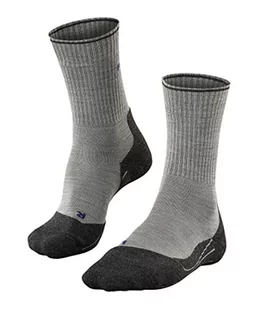 FALKE Tk2 Wool Silk M So skarpety trekkingowe męskie (1 szt.) szary szary (light grey 3400) 39-41 16355 - Skarpetki męskie - miniaturka - grafika 1